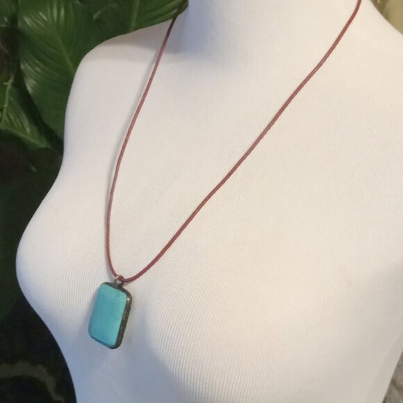 Oxidized Sterling Silver Artisan Turquoise - Picture 10 of 11